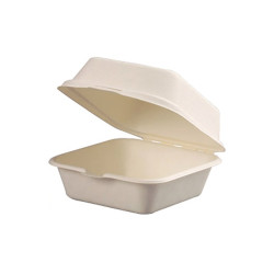 Coquille blanche en pulpe 460 ml 15 x 15 x 8 cm - 50 unités