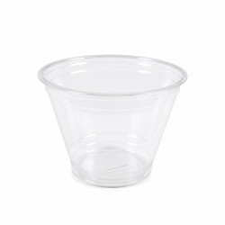 Coupe dessert RPET transparent 270 ml Diam: 9,2 cm 9,2 x 5,5 x 7,4 cm - 50 unités