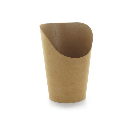 Pot wrap carton brun Diam: 8 cm 8 x 6 x 11,7 cm - 50 unités