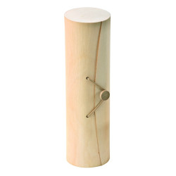 Boîte bois cylindrique 7 macarons Diam: 6,7 cm 23 x 6,7 x 6,7 cm - 50 unités