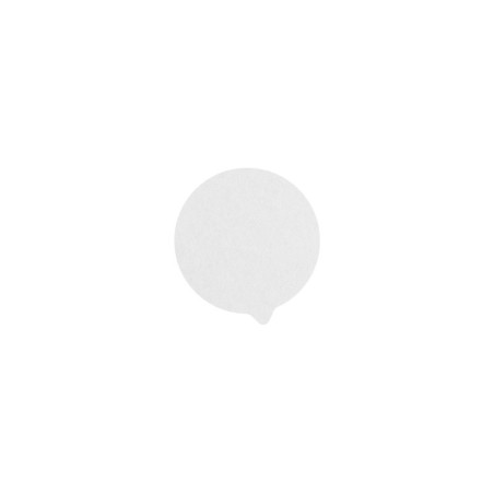 Opercule scellable en papier blanc - 1000 unités