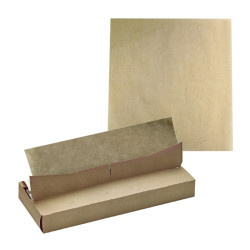 Papier alimentaire kraft en boîte distributrice 35 x 27 cm - 1000 unités