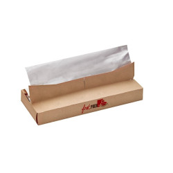 Papier alimentaire blanc enchevêtré en boite distributrice 36 x 25 cm - 350 unités