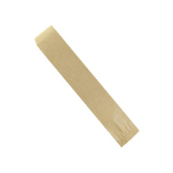 Sac papier brun ouvert sur 2 côtés 34 x 8,5 cm - 1000 unités