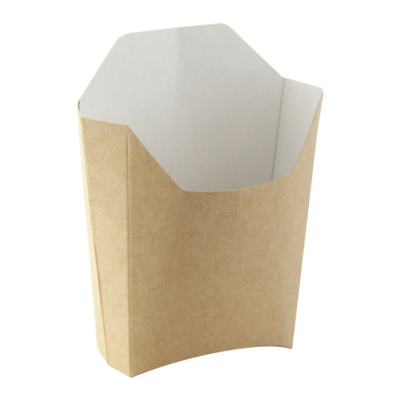 Pochette kraft pour frites 11,5 x 9 x 11 cm - 50 unités