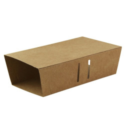 Enveloppe carton pour boite snack 21,5 x 9 x 5,3 cm - 50 unités