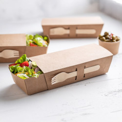 Enveloppe carton pour boite snack 21,5 x 9 x 5,3 cm - 50 unités