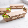 Enveloppe carton pour boite snack 21,5 x 9 x 5,3 cm - 50 unités