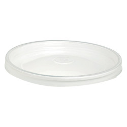 Couvercle PP transparent rentrant Diam: 15 cm 15 x 1 cm - 45 unités