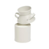 Pot à lait en métal couleur ivoire 125 ml Diam: 5 cm 5 x 10 cm - 6 unités