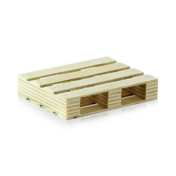 Mini palette bois 8 x 6 x 1,7 cm - 72 unités