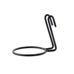 Porte pot métal noir Diam: 5,7 cm 5,7 x 8,5 x 7 cm - 6 unités