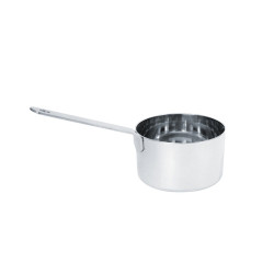 Mini casserole inox avec poignée 155 ml Diam: 7,2 cm 7,2 x 4,5 x 16,5 cm - 6 unités