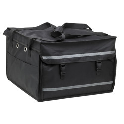 Caisse scooter/sac a dos ISO noir 2 ouvertures etagere 495x495mm H320mm - 1 unités