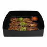 Panier BBQ solide avec bordure 279x279mm H30mm - 2 unités