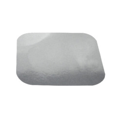 Opercule carton pour barquette aluminium 14,4 x 11,3 cm - 100 unités