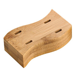 Mini support bambou pour 4 pics "Teppo Gushi" 8 x 4 x 2 cm - 10 unités