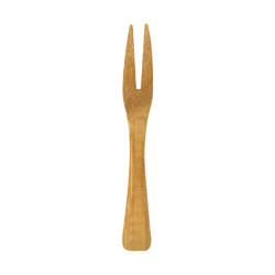Mini fourchette bambou "Kamala" 9 cm - 50 unités