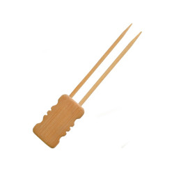 Pique bambou double "Mbola" 15 cm - 24 unités