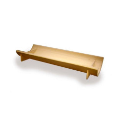 Assiette socle demi-bambou "Nagano" 10 x 5,5 x 2,5 cm - 20 unités