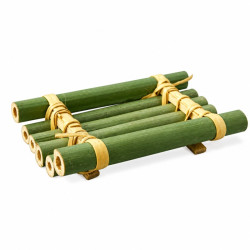 Radeau tube bambou "Nikko" 8 x 5 cm - 20 unités