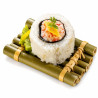 Radeau tube bambou "Nikko" 8 x 5 cm - 20 unités