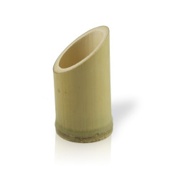 Tube bambou coupe oblique "Asahi" 60 ml Diam: 4,3 cm 5,5 x 9 cm - 20 unités