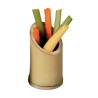 Tube bambou coupe oblique "Asahi" 60 ml Diam: 4,3 cm 5,5 x 9 cm - 20 unités