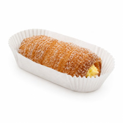 Caissette papier de cuisson ovale blanche ingraissable 10,5 x 4 x 2,5 cm - 1000 unités