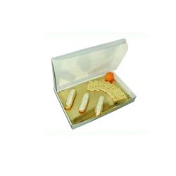 Boite traiteur carton  430x430mm H60mm - 50 unités