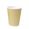 Gobelet beige carton ondulé 40cl