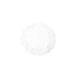 Dentelle papier blanc ovale 16,4 x 23 cm - 250 unités