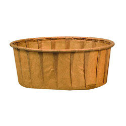 Pot papier plissé kraft avec boîte distributrice 120 ml Diam: 7,5 cm 7,5 x 6,3 x 3 cm - 200 unités