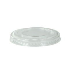 Couvercle PET plat transparent Diam: 6,2 cm 6,2 cm - 125 unités