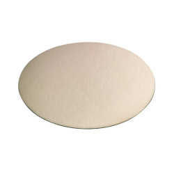 Rond carton double face or/noir Diam: 22 cm 22 cm - 100 unités
