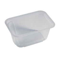 Barquette plastique thermoformée micro-ondable 1500 ml 19 x 13,6 x 8 cm - 100 unités