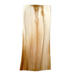 Feuille de palmier naturelle 55 x 32 cm - 10 unités