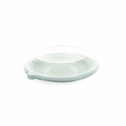Couvercle PET transparent Diam: 15,2 cm 15,2 x 15,2 x 2,5 cm - 50 unités