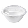 Couvercle dôme plastique transparent Diam: 22 cm 23,5 x 23,5 x 2 cm x 25 unités