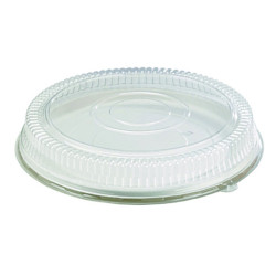Couvercle rond PET transparent Diam: 46 cm 46 x 7 cm - 24 unités