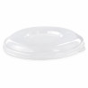 Couvercle PLA transparent Diam: 19,6 cm 19,6 cm - 125 unités