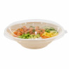 Couvercle PLA transparent Diam: 19,6 cm 19,6 cm - 125 unités