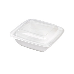 Couvercle PET transparent 20,5 x 20,5 cm - 30 unités