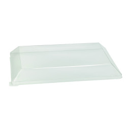 Couvercle PET transparent "Scandinavie" 40 x 28 x 4 cm - 50 unités