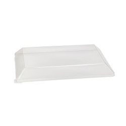 Couvercle PET transparent "Scandinavie" 40 x 28 x 4 cm - 50 unités