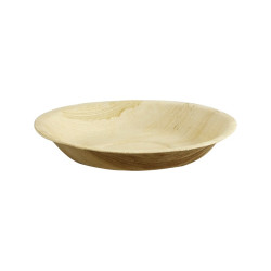 Bol rond en palmier 425 ml Diam: 18 cm 18 x 18 x 3 cm - 25 unités