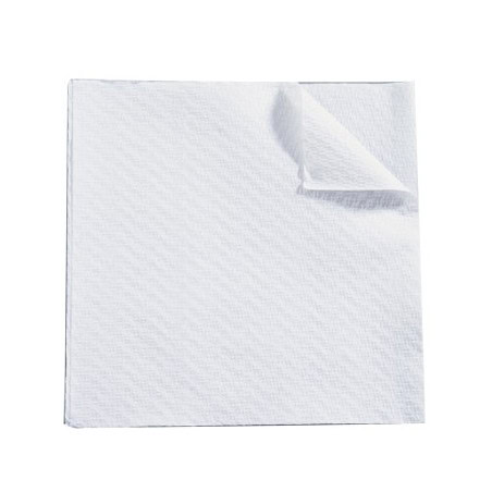 Serviette en papier blanche 1 pli. 30 cm Serviette en papier blanche 1 pli. 30 cm