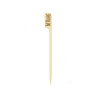 Pic steak bambou "Teppo Gushi" Medium Rare (saignant) 9 cm - 100 unités