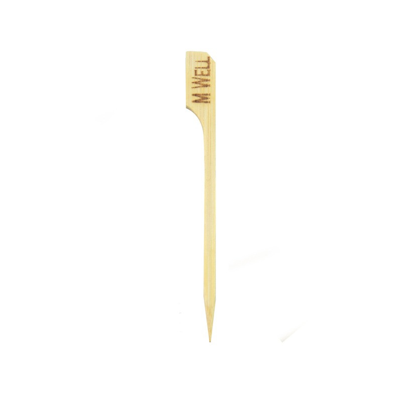 Pic steak bambou "Teppo Gushi" Well (cuit) 9 cm - 100 unités