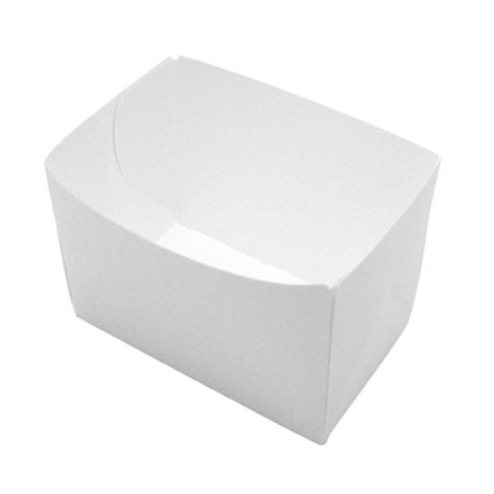 Barquette en carton blanc 300 ml 10 x 6 x 4 cm - 250 unités